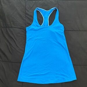 Women's Lululemon Blue Racerback Tank Top